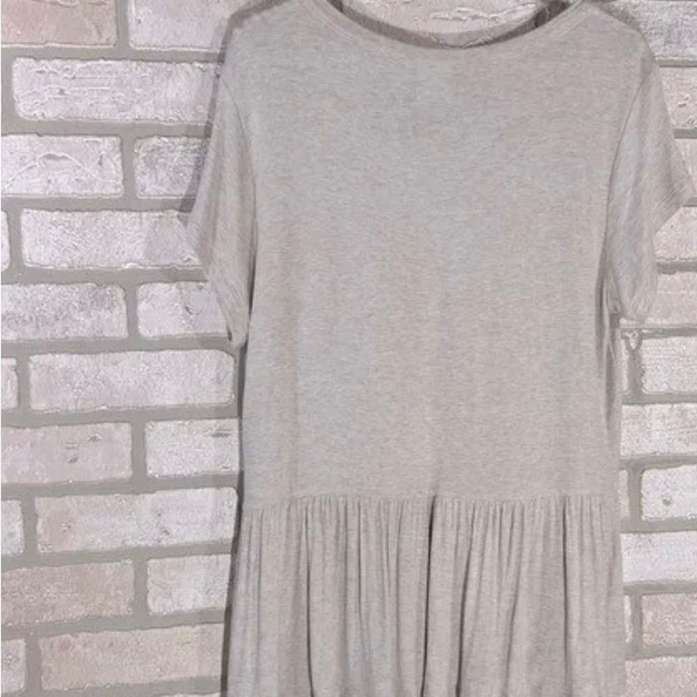 CABI STYLE 5326 HANGOUT TEE IN HEATHERED OATMEAL-MEDIUM - Picture 3 of 5